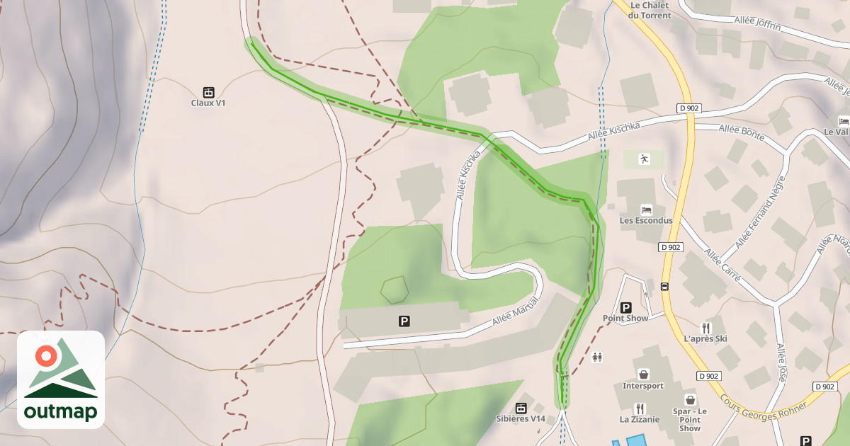 Map of Chemin des italiens