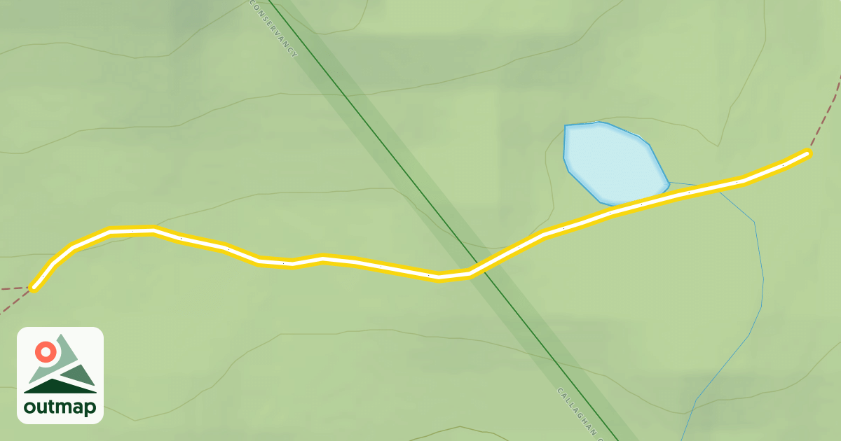Map of Conflict Lake Trail