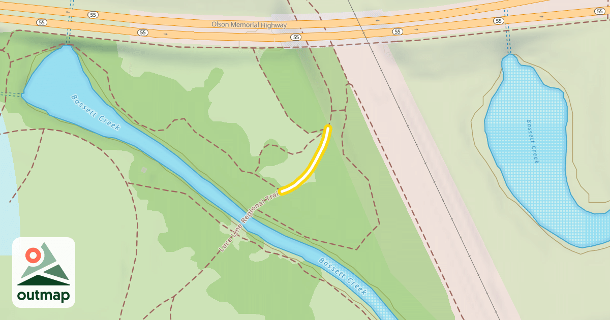 Map of Luce Line Regional Trail