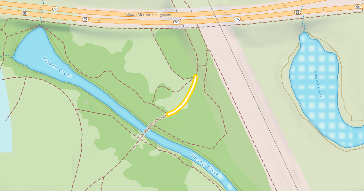Map preview of Luce Line Regional Trail