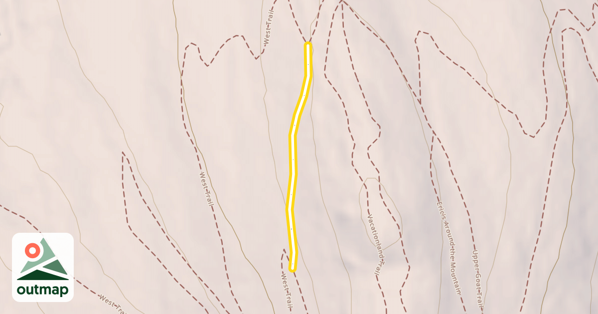 Map of Eric's Around the Mountain