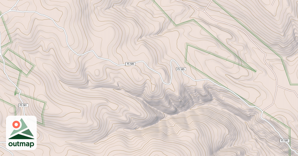 Map of BONANZA CREEK