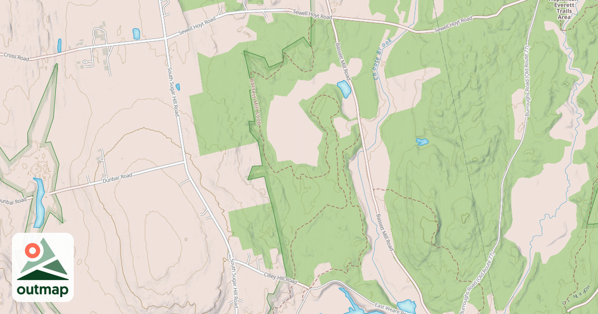 Map of Bassett Mill Loop