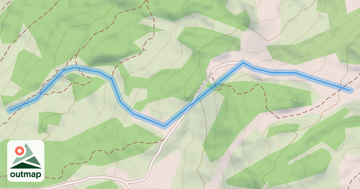 Map of Loups et Jardins