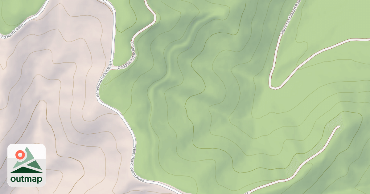 Map of HAMMOND RANCH D