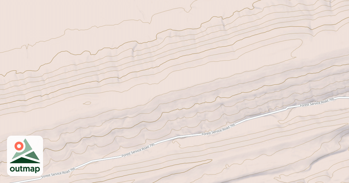 Map of BOGUS RIDGE