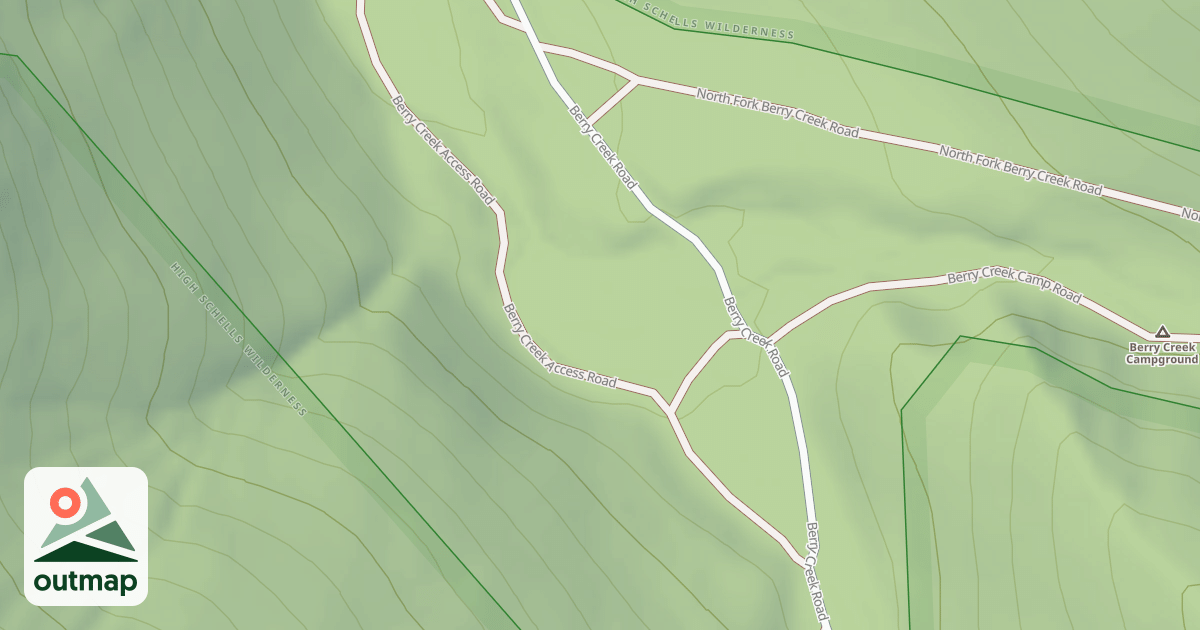 Map of BERRY CREEK ACCESS
