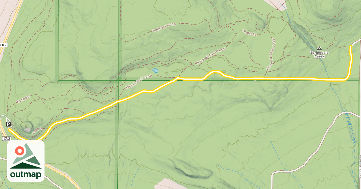 Map of Bridge Run