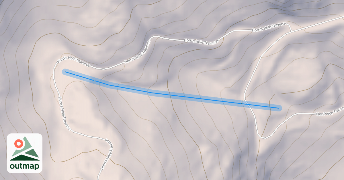 Map of Cirque Gully