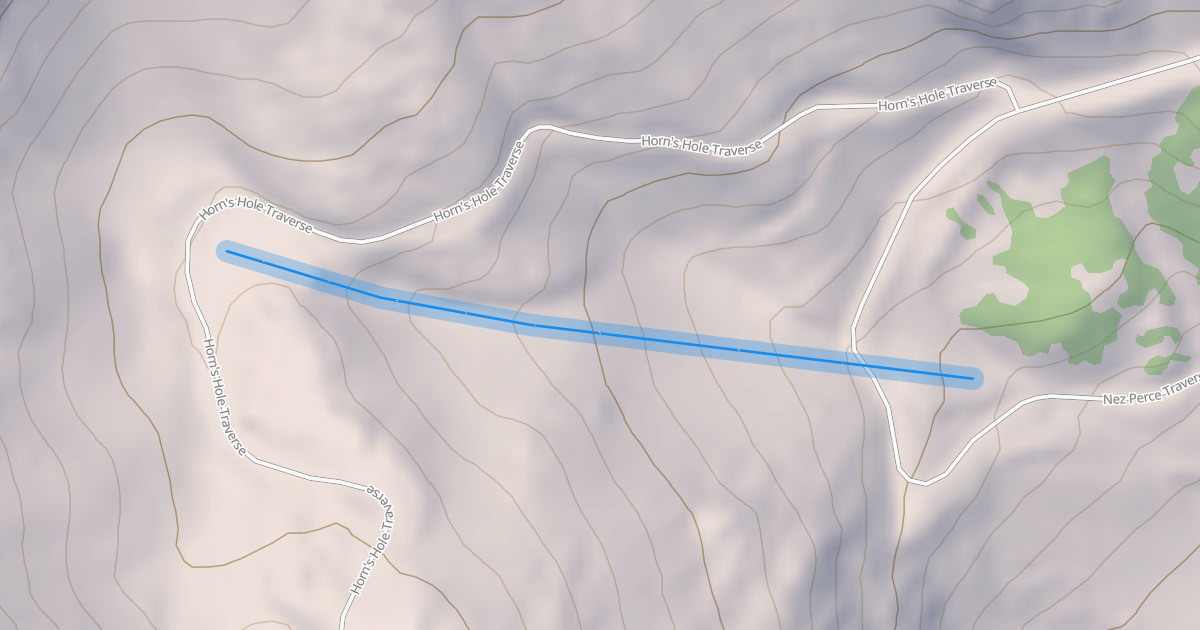 Map preview of Cirque Gully
