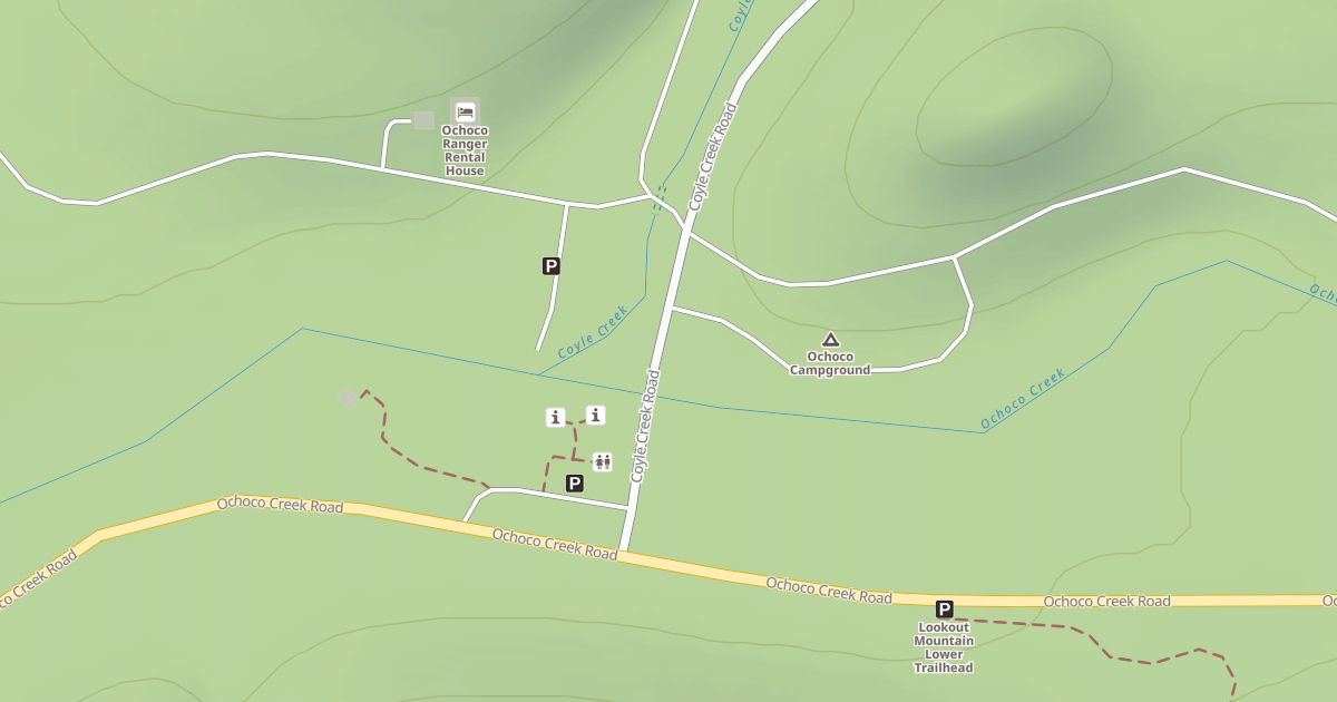 Map preview of USFS Motor Vehicle Use Map Roads {4AA33828-3F5D-49EC-BB30-57FC07CDECAD}