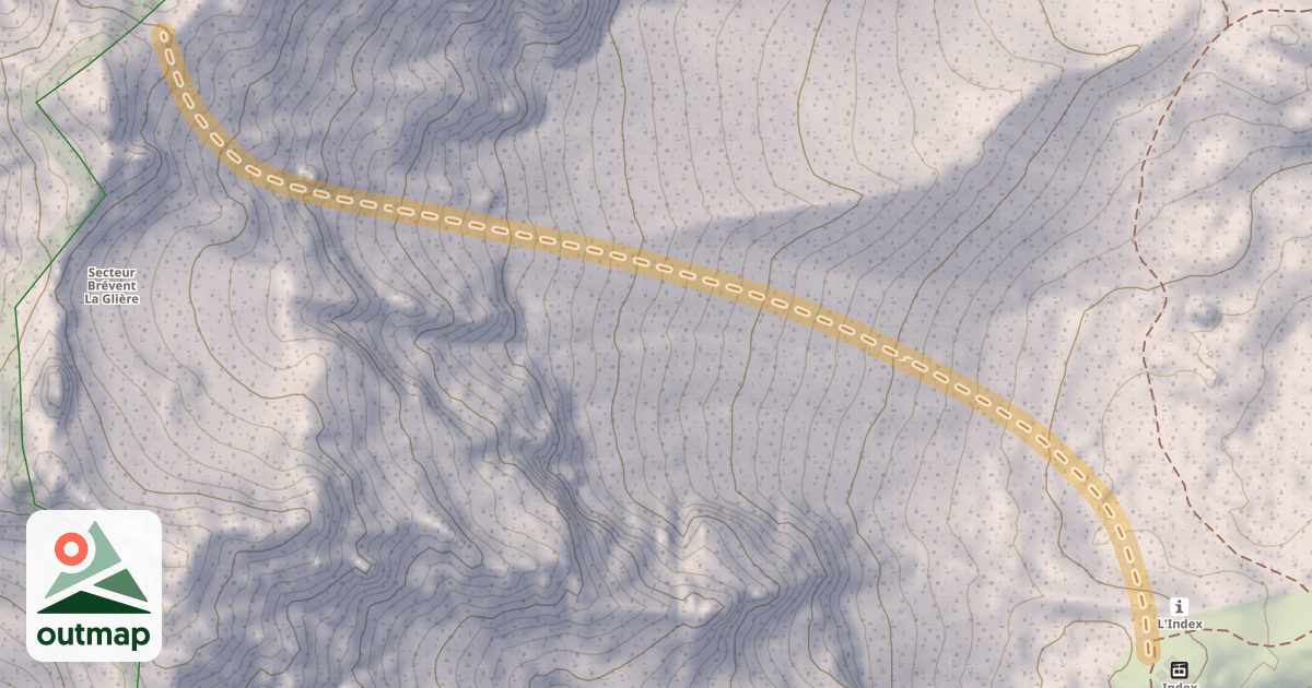 Map of Col de la Floria — Col de l’Index