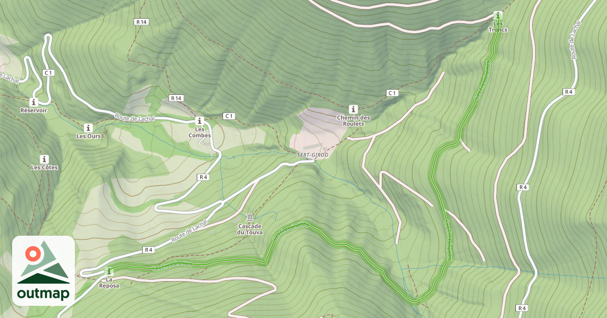 Map of Les Fressinettes