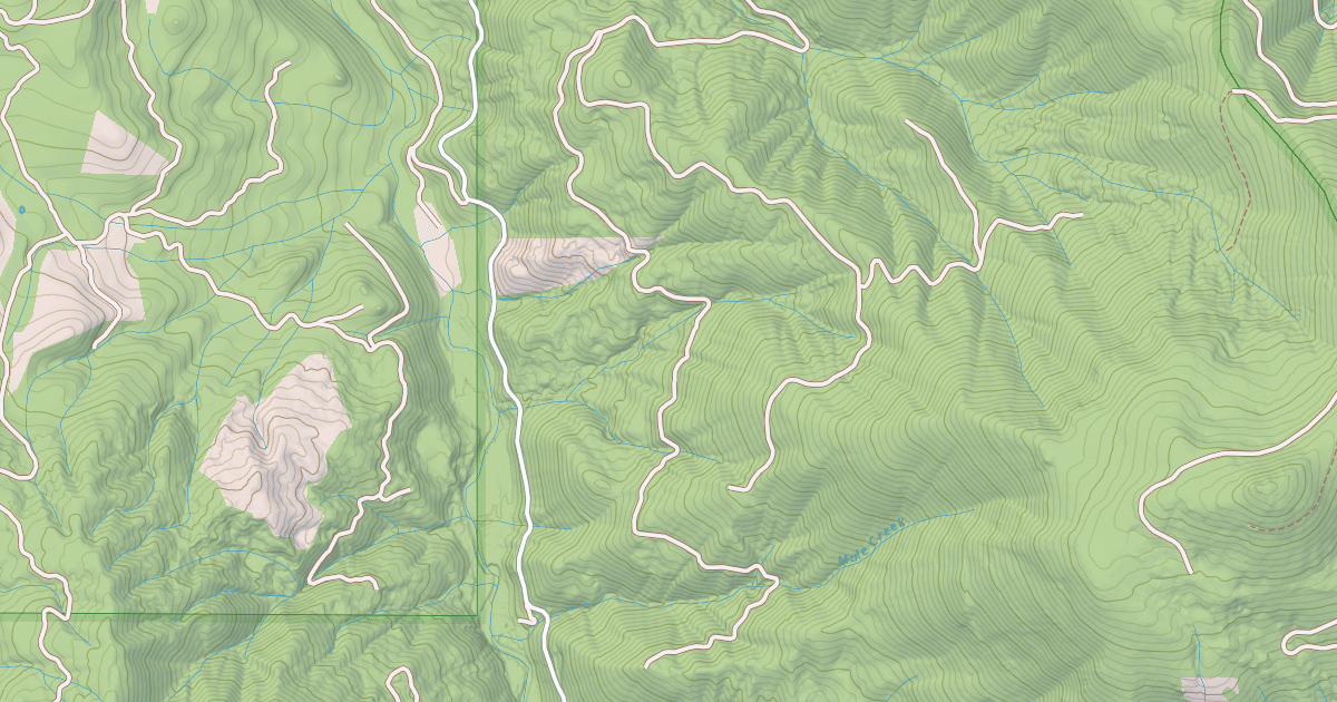 Map preview of MULE CREEK