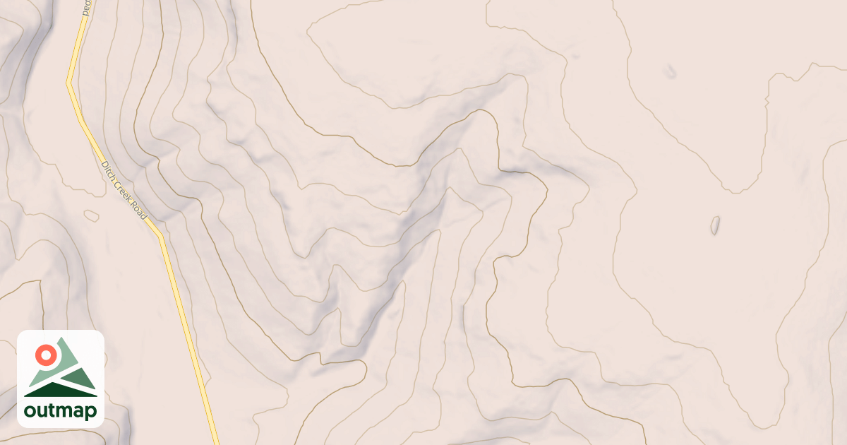 Map of Ditch Creek 15