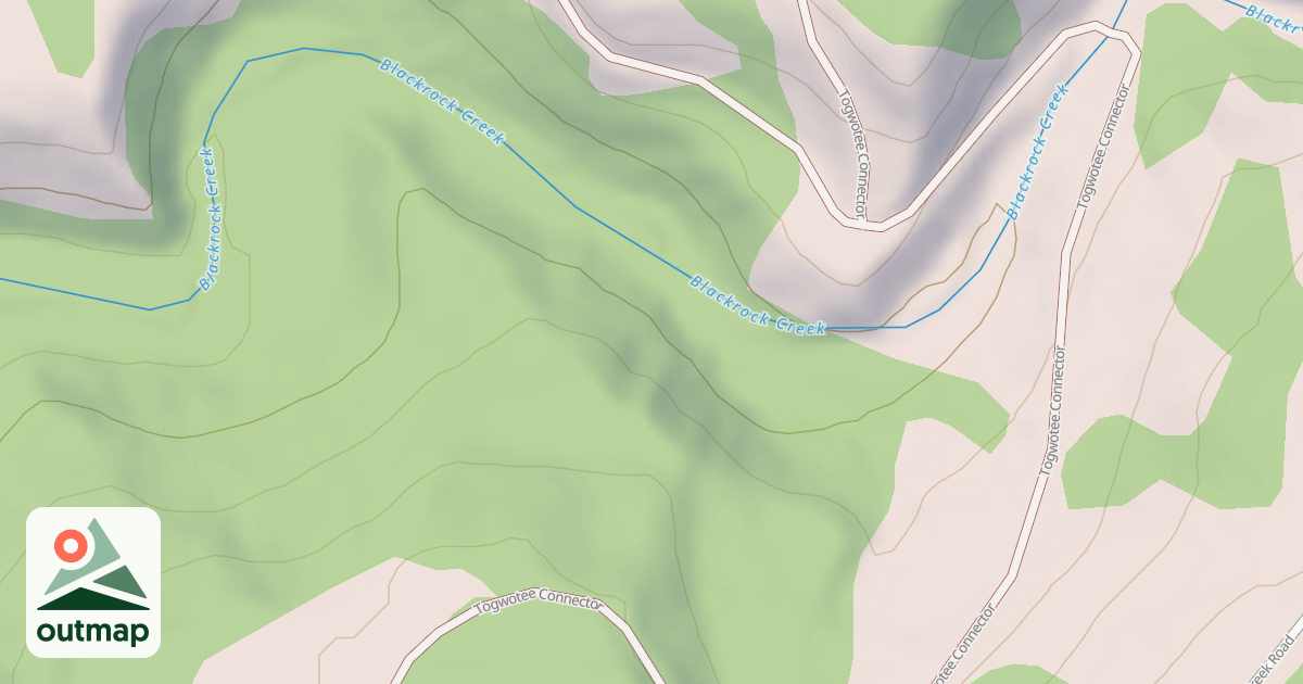 Map of Flagstaff Creek Snowmobile Tra