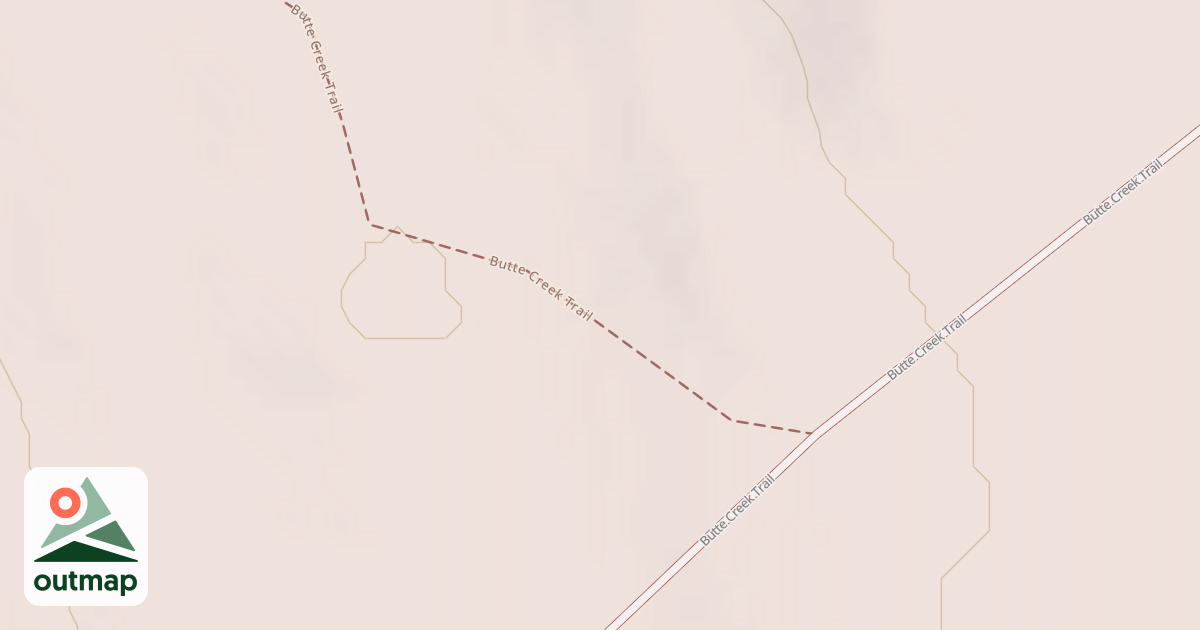 Map of Butte Creek