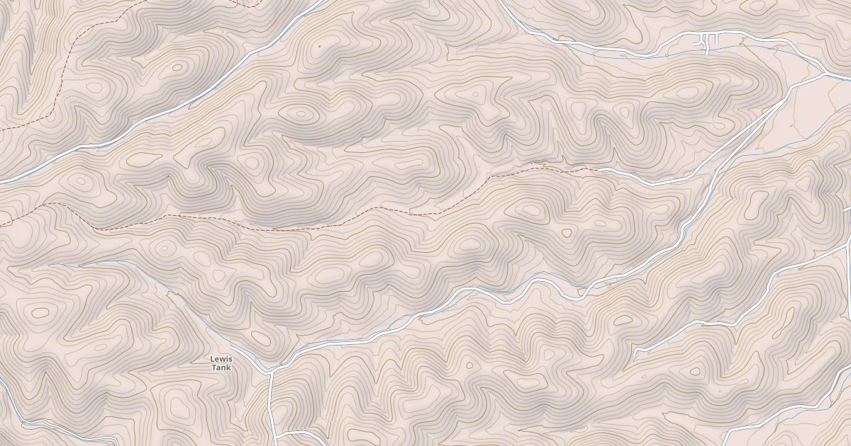 Map preview of LEWIS CANYON