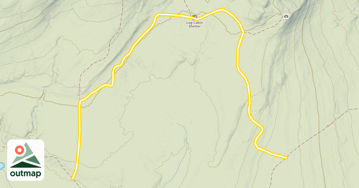 Map of Log Camp Trail