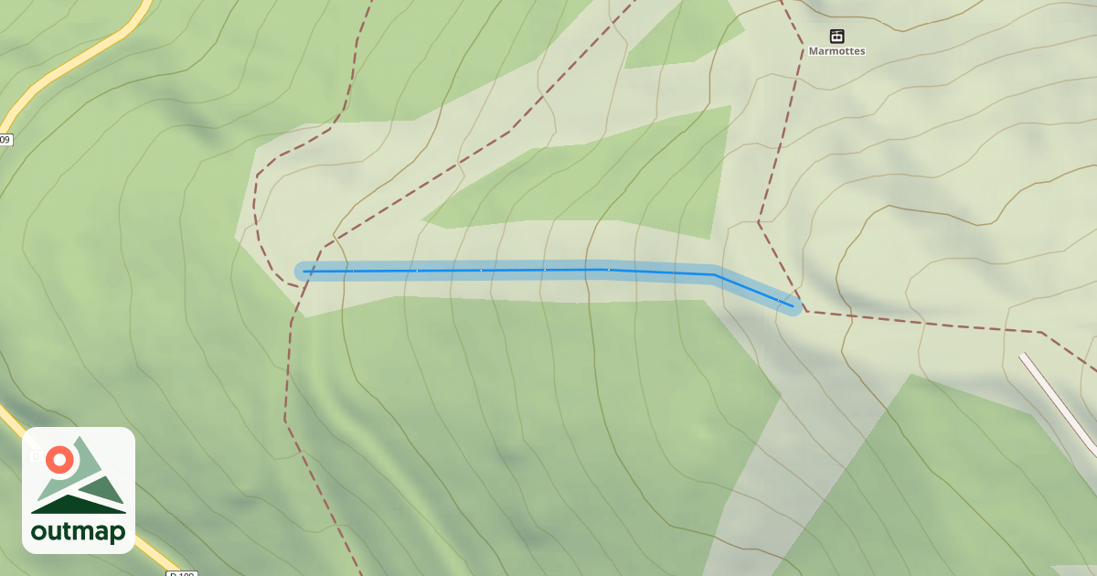 Map of Chamois