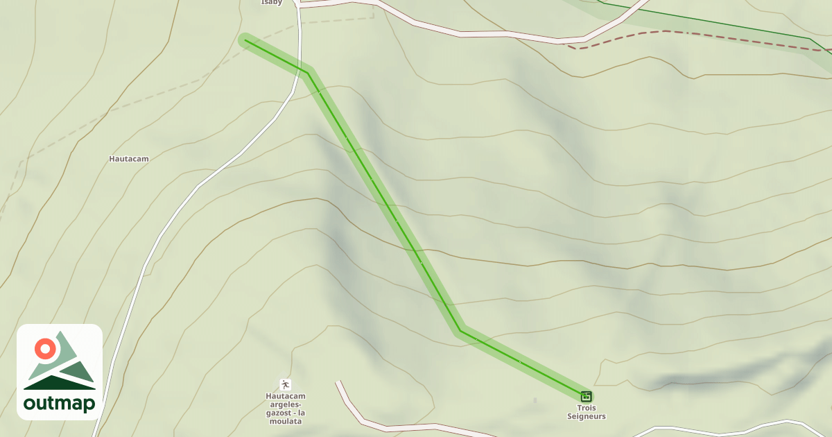 Map of Les Bruyères