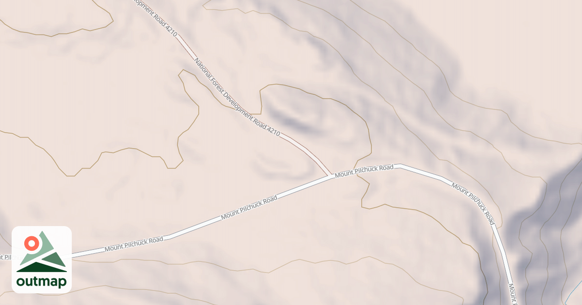 Map of LOWER PILCHUCK