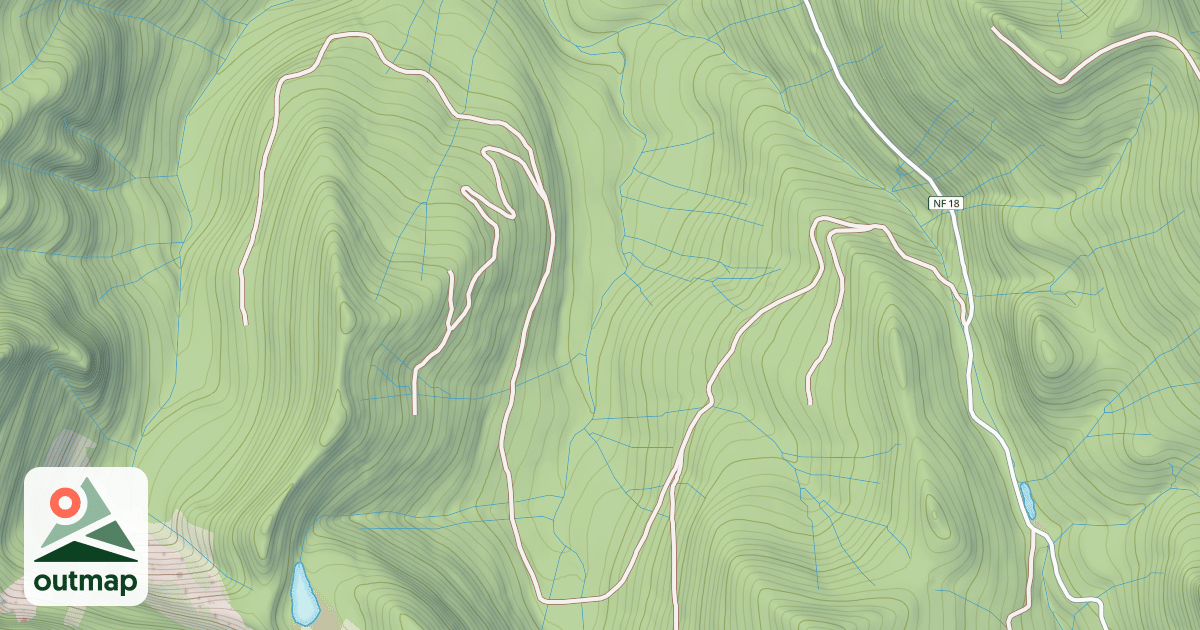 Map of HAWKINS LAKE