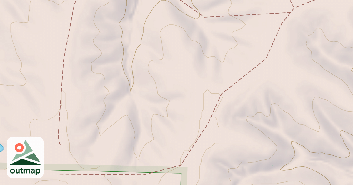 Map of Stevens Forest - Lucas Unit Trails in Lucas