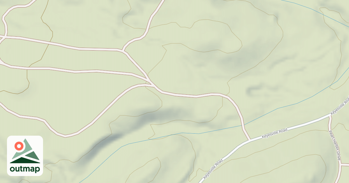 Map of 16070 Keyesville/blk Gulch Usgs Lake Isabel N