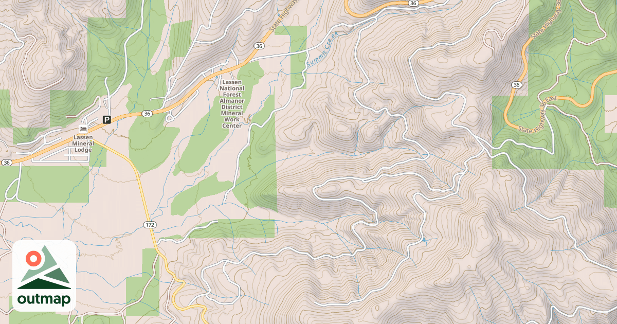 Map of BEAR WALLOW