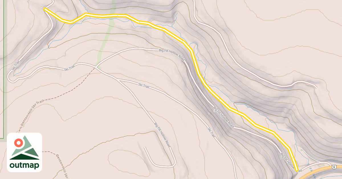 Map of Denton Hill