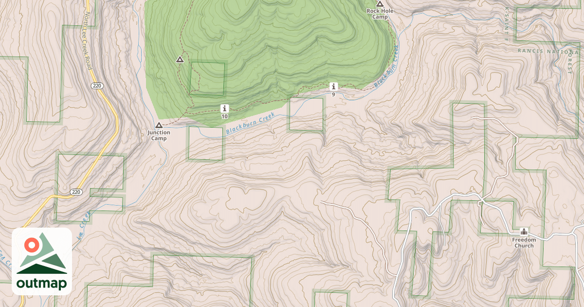 Map of East Outer Loop