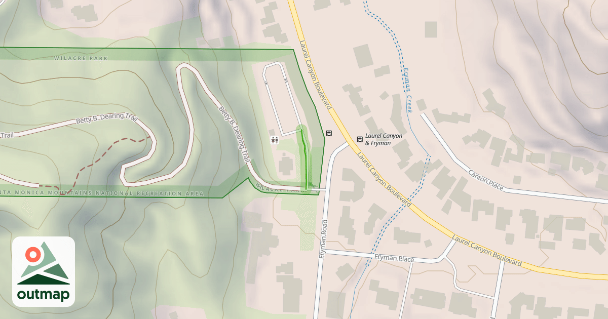 Map of Betty B. Dearing Trail