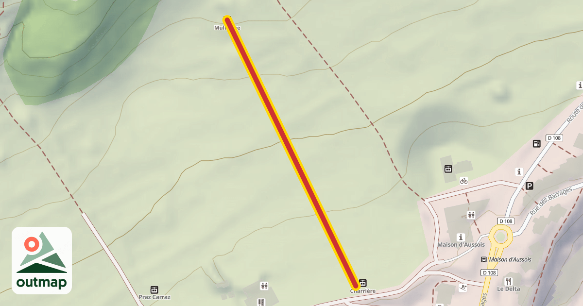 Map of Mulinière