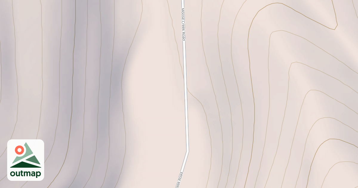 Map of MOOSE CR DISPERSED A