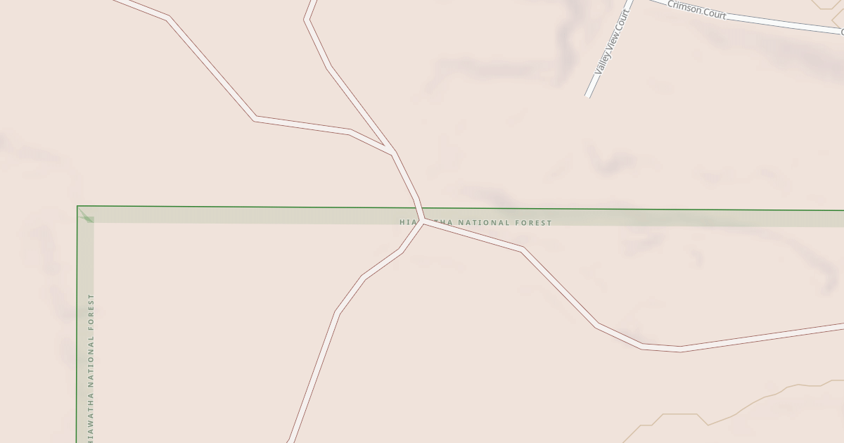 Map preview of COX POND SOUTH SPUR A