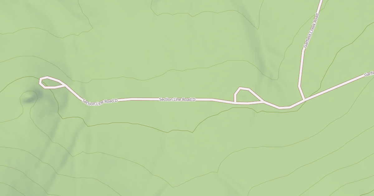 Map preview of SECTION LINE ROAD D