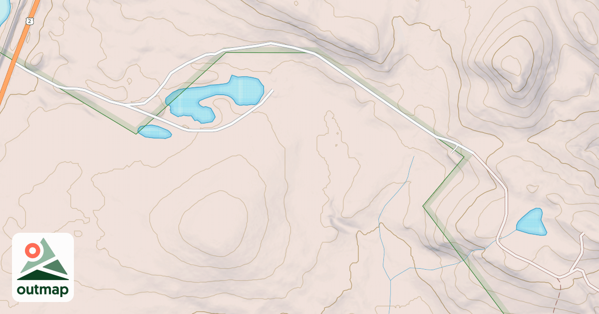 Map of LUBEC LAKE