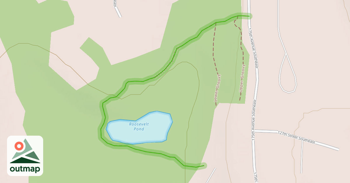 Map of Roosevelt Pond Trail