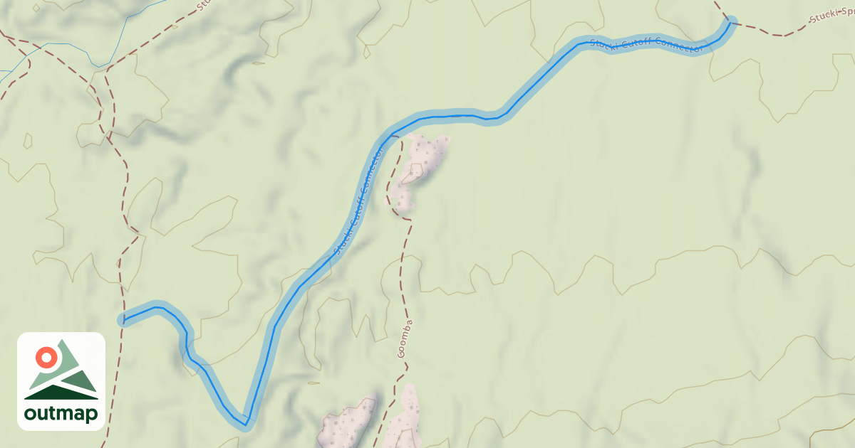 Map of Stucki Cutoff Connector