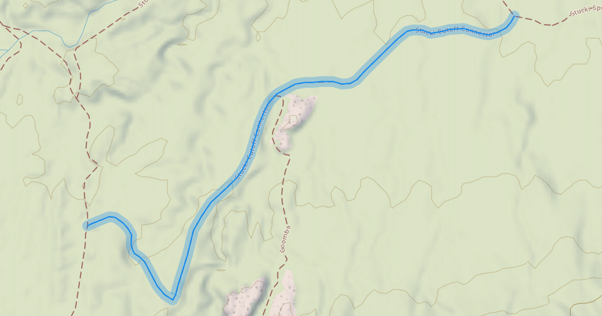 Map preview of Stucki Cutoff Connector