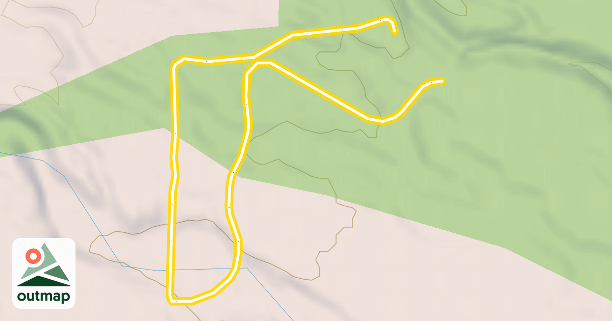 Map of Lower Ski Trail