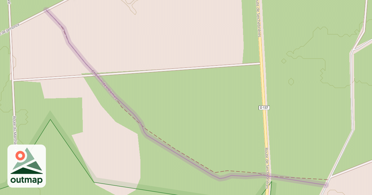 Map of Chemin des Dames