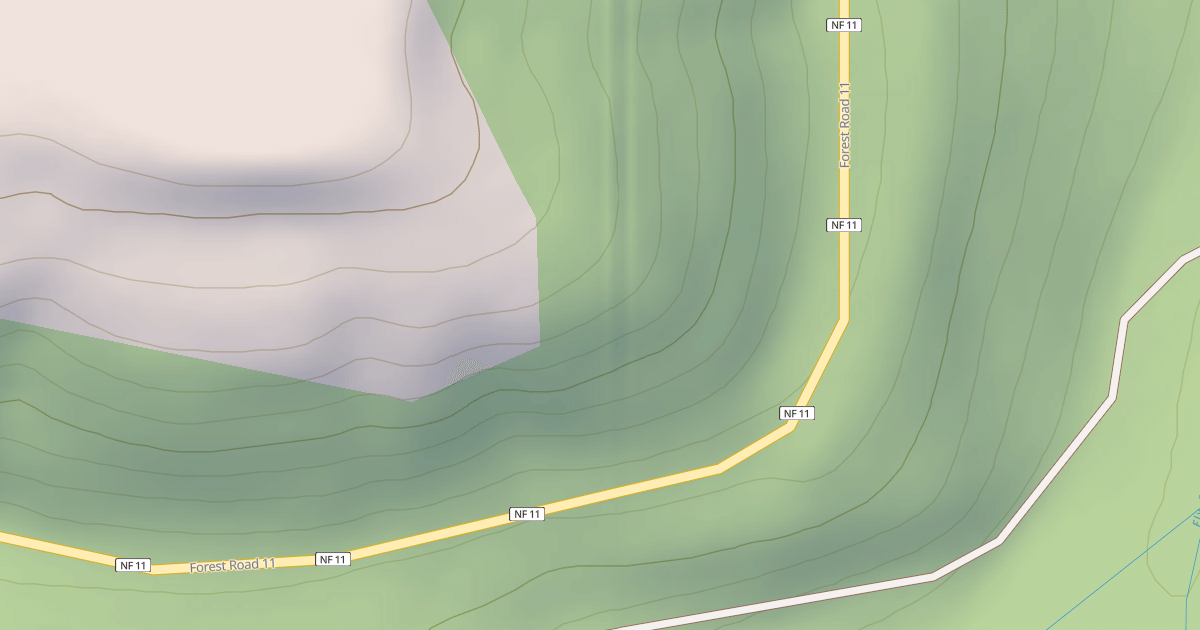 Map preview of USFS Motor Vehicle Use Map Roads {007F6FB3-6912-4063-A1F6-357A1D073C89}