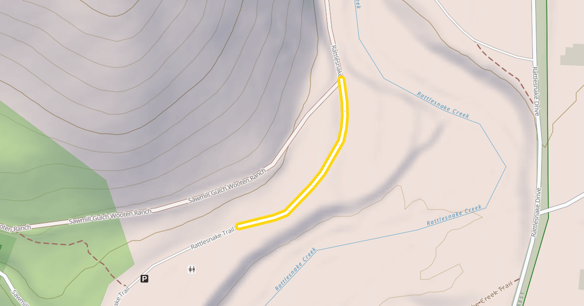 Map preview of Rattlesnake Trail