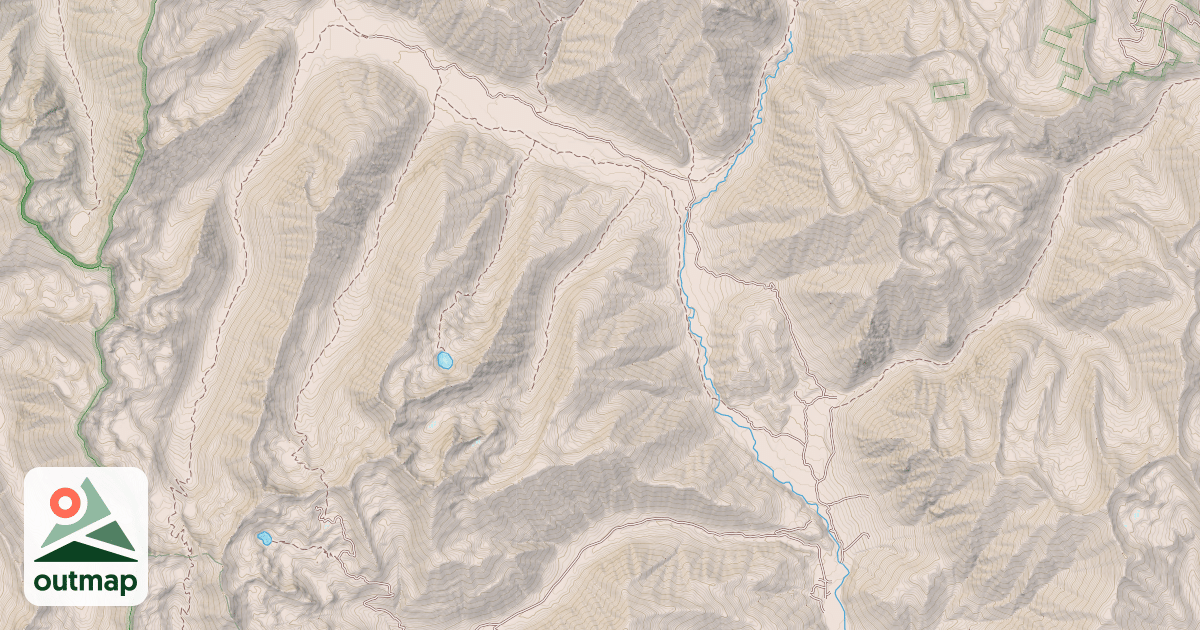 Map of JOHNSON CREEK JEEP TRAIL