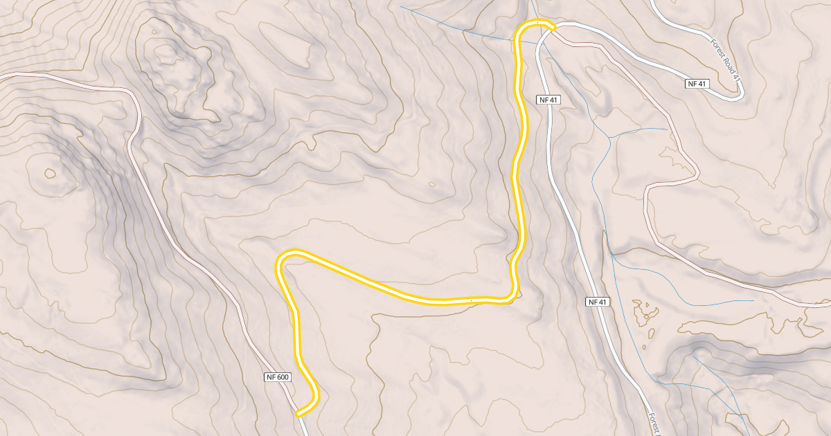 Map preview of Forest Road 500