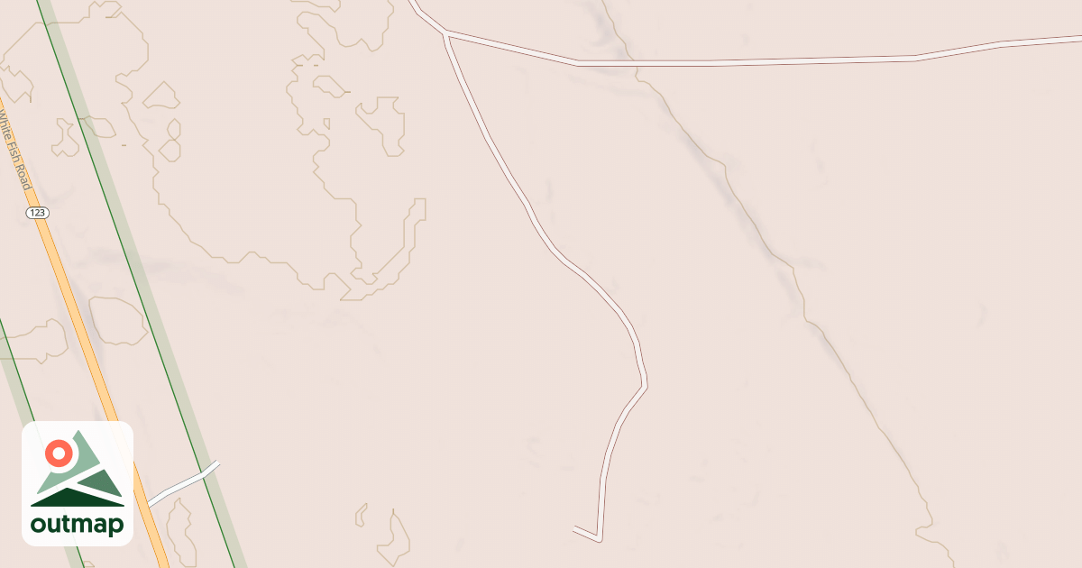 Map of BEAR PEN SPUR B