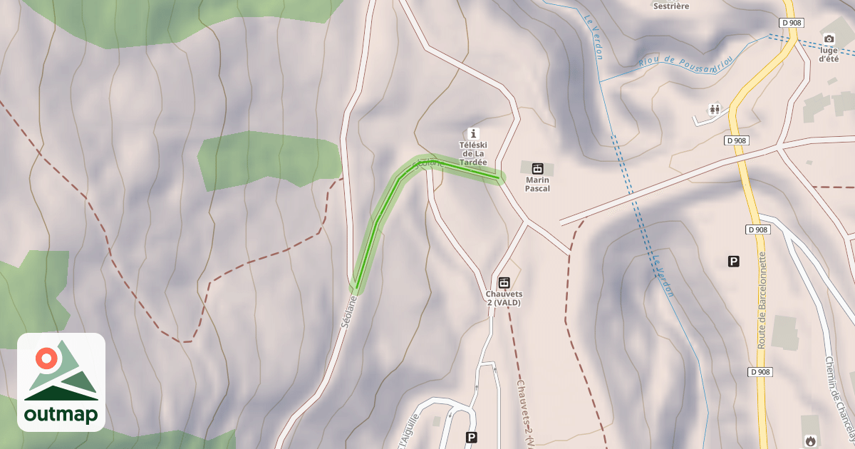 Map of Séolane