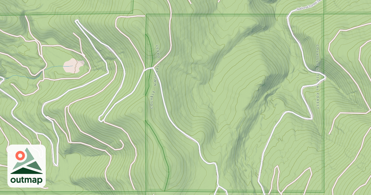 Map of UPPER TACOMA CREEK